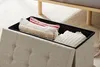 Theo&Cleo Faltbare Sitzbank Sitztruhe 120 L Halbdeckel Produktbild-Vorschau 4