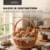Weidenkorb mit Henkel Ø 22 cm Osterkorb Geflochtener Produktbild-Vorschau 4