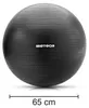 Meteor Gymnastikball 65 cm Schwarz, Anti-Burst Fitnessball Produktbild-Vorschau 5