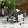 PawHut Hundeliege Outdoor mit Dach, Erhöhtes Hundebett für Produktbild-Vorschau 9