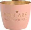 Gift Company Windlicht Madras You are wonderful! M, Produktbild-Vorschau 1