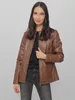 JCC Lederjacke 31023627 Damen cognac 42 Produktbild-Vorschau 2