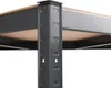 vidaXL Étagère d'angle avec 4 étagères Anthracite Acier & Voir les images du produit 9
