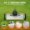 A magnetic sweeper on grass with inset images showing its use on concrete, hardwood floors, and carpets. Produktbild-Vorschau