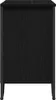 A product shot of a black washbasin cabinet. Produktbild-Vorschau