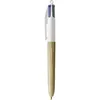 BIC Mehrfarbkugelschreiber 4Colours Wood Style natur Aktion Produktbild-Vorschau 1