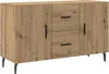vidaXL Sideboard Chêne Artisan 100x36x60 cm Bois composite Voir les images du produit 2