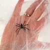 Ragnatela artificiale 4 ragni decorazione di Halloween Anteprima dell’immagine prodotto 13