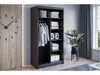 Easy4You N5 100 cm Schwarz Schiebetüren Kleiderschrank Produktbild-Vorschau 3