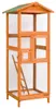vidaXL Vtáčia klietka 68x62x166 cm smrekový masív Náhľad obrázku produktu 8