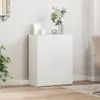Möbel Aktenschrank Weiß 60x32x77,5 cm Holzwerkstoff - Produktbild-Vorschau 3