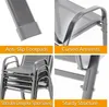 4er Set Gartenstühle Stapelstuhl Camping Stapelbar Produktbild-Vorschau 4