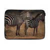 MuchoWow® Laptop Hülle 13 Zoll Zebras in der Savanne Produktbild-Vorschau 1