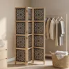 Homestyle4u Paravent Raumteiler 3 teilig Holz Trennwand Produktbild-Vorschau 17