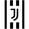 A black and white graphic representing the Juventus FC logo. Anteprima dell’immagine prodotto