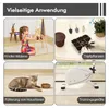 Collage of four images showing different uses of a protective mat. Produktbild-Vorschau