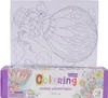 A coloring poster on a roll, with its packaging visible below. Náhľad obrázku produktu