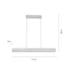 Smart RGB LED Pendelleuchte, dimmbar, Fernbedienung, H 120 Produktbild-Vorschau 8