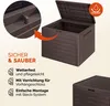 CASARIA® Baule da Giardino Lille 190 L Effetto Legno Anteprima dell’immagine prodotto 3