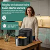 Emerio friteuse à air XL 4,5 L – 1300 W – numérique – 8 Voir les images du produit 4