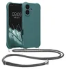 kwmobile Hülle mit Kordel für Apple iPhone 17 - TPU Silikon Produktbild-Vorschau 1