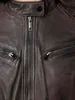 Veste en cuir pour femme Tazzio F522 (marron, M) Voir les images du produit 4