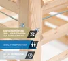 Westmann Composteur en bois Konni M bois de mélèze naturel Voir les images du produit 5