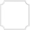 HEXIM Stuckverzierung aus HDPS/PU weiß - Stuckrahmen Produktbild-Vorschau 3