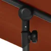 vidaXL Parasol avec mât en aluminium 2x1,5 m Terracota Voir les images du produit 12