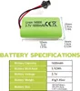 2x Li-Ion Akku 3.7V 1600mAh mit SM-2P Stecker + USB Kabel – Produktbild-Vorschau 2