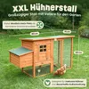 zooprinz Hühnerstall Hühnerhaus Modell | XXL | 182x103x75cm Produktbild-Vorschau 4