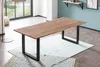 Esstisch Baumkante massiv Akazie stonefarben 200 x 100 cm Produktbild-Vorschau 9