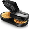 Arendo Waffeleisen, Duo-Waffelautomat mit 2x Waffelplatten, Produktbild-Vorschau 1