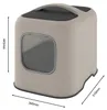 Rotho Katzentoilette mit Haube Biala - 51 x 39,5 x 44,3 cm Produktbild-Vorschau 4