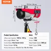VEVOR elektrický kabelový naviják 300kg až 600kg výška Náhled obrázku produktu 7
