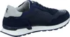 A side view of a blue sneaker. Voir les images du produit