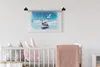 MuchoWow® Wandteppich Wandbehang Boot - Wasser - Möwe 60x40 Produktbild-Vorschau 2