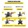 An instructional diagram showing the steps for installing a product, with text labels and numbered steps. Anteprima dell’immagine prodotto