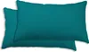 2er Set Kissenbezug Kissenhülle 40x80 cm petrol Uni Produktbild-Vorschau 1