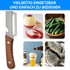 2er Set 3-in-1 Gemüseschäler, Edelstahl Kartoffelschäler Produktbild-Vorschau 4