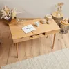 Schreibtisch STEFANO braun - Bürotisch mit 2 Schubladen und Produktbild-Vorschau 7