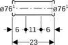 Geberit GE Mapress, Schiebemuffe, Edelstahl, d76,1mm, 1 Produktbild-Vorschau 6