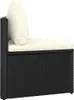 vidaXL 2 tlg. Garten Sofagarnitur mit Auflagen Poly Rattan Produktbild-Vorschau 4