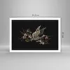 Poster - Poster ohne Rahmen - Asiatisch Vogel Blumen - Produktbild-Vorschau 4