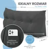 ELONEO Rückenkissen 120 cm breit, Keilkissen für Bett und Produktbild-Vorschau 12