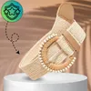EDIBAZZAR | Cintura in paglia beige elasticizzata Anteprima dell’immagine prodotto 4