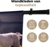 MuchoWow® Wandteppich Wandbehang Schaf - Lamm - Blumen Produktbild-Vorschau 3