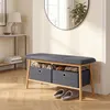 Panca porta scarpe "Vad" con vano contenitore 90 x 30 x 45 Anteprima dell’immagine prodotto 1