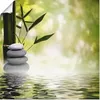 ARTland Poster Asiatische Spa Steine Größe: 40x40 cm Produktbild-Vorschau 1
