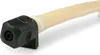Close-up shot of a beige hose with a black connector. Produktbild-Vorschau
